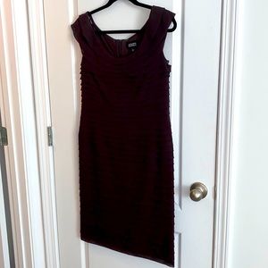 Adrianna Papell Chocolate Brown Dress💕